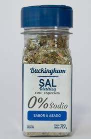 BUCKINGHAM SAL DIET SABOR ASADO 70 GRS