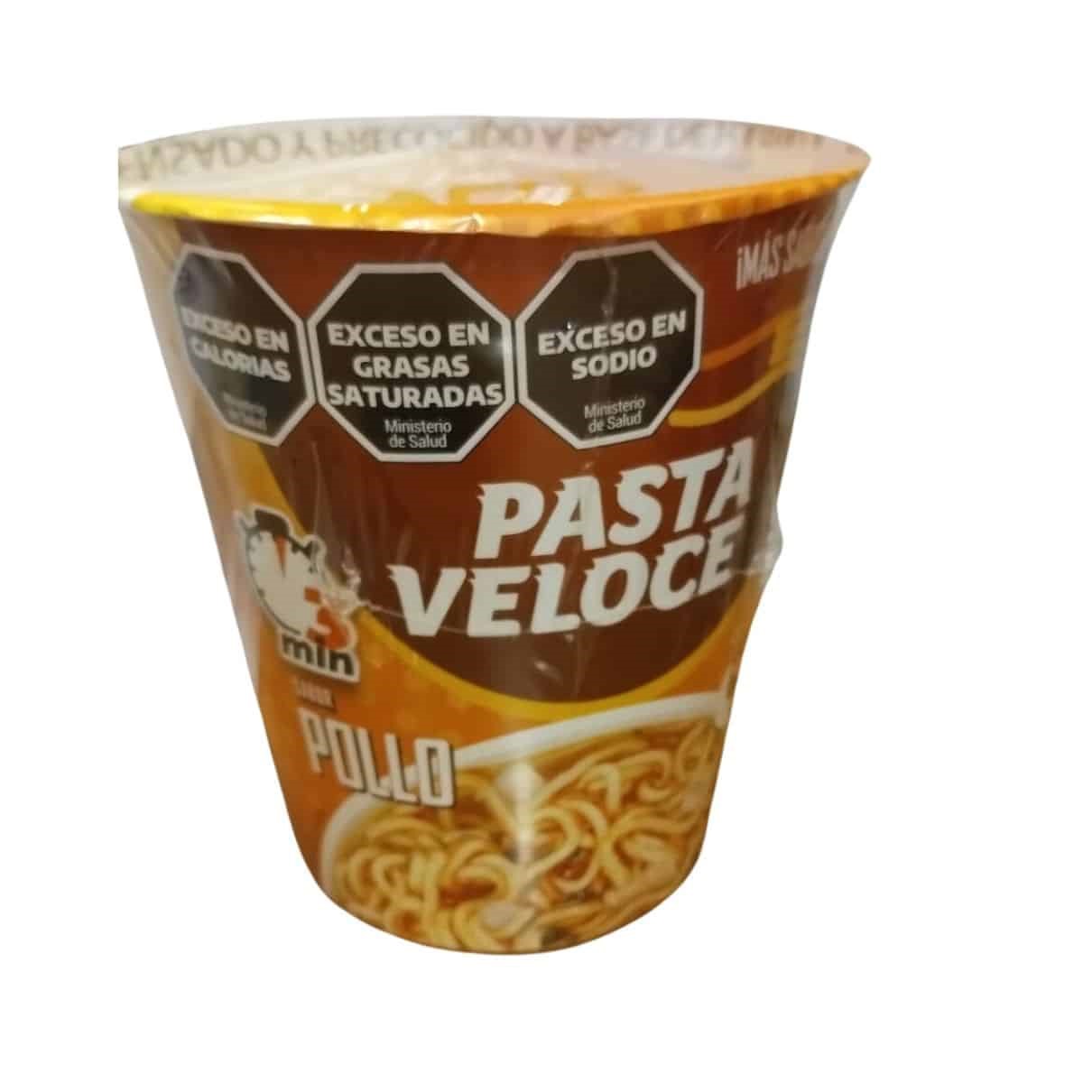 PASTA VELOCE VASO POLLO 85 GRS