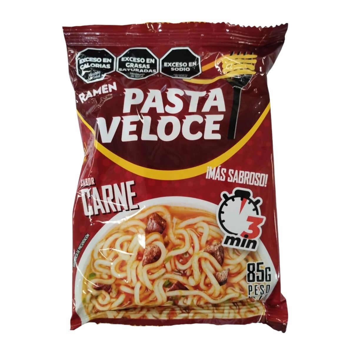 PASTA VELOCE RAMEN CARNE 85 GRS