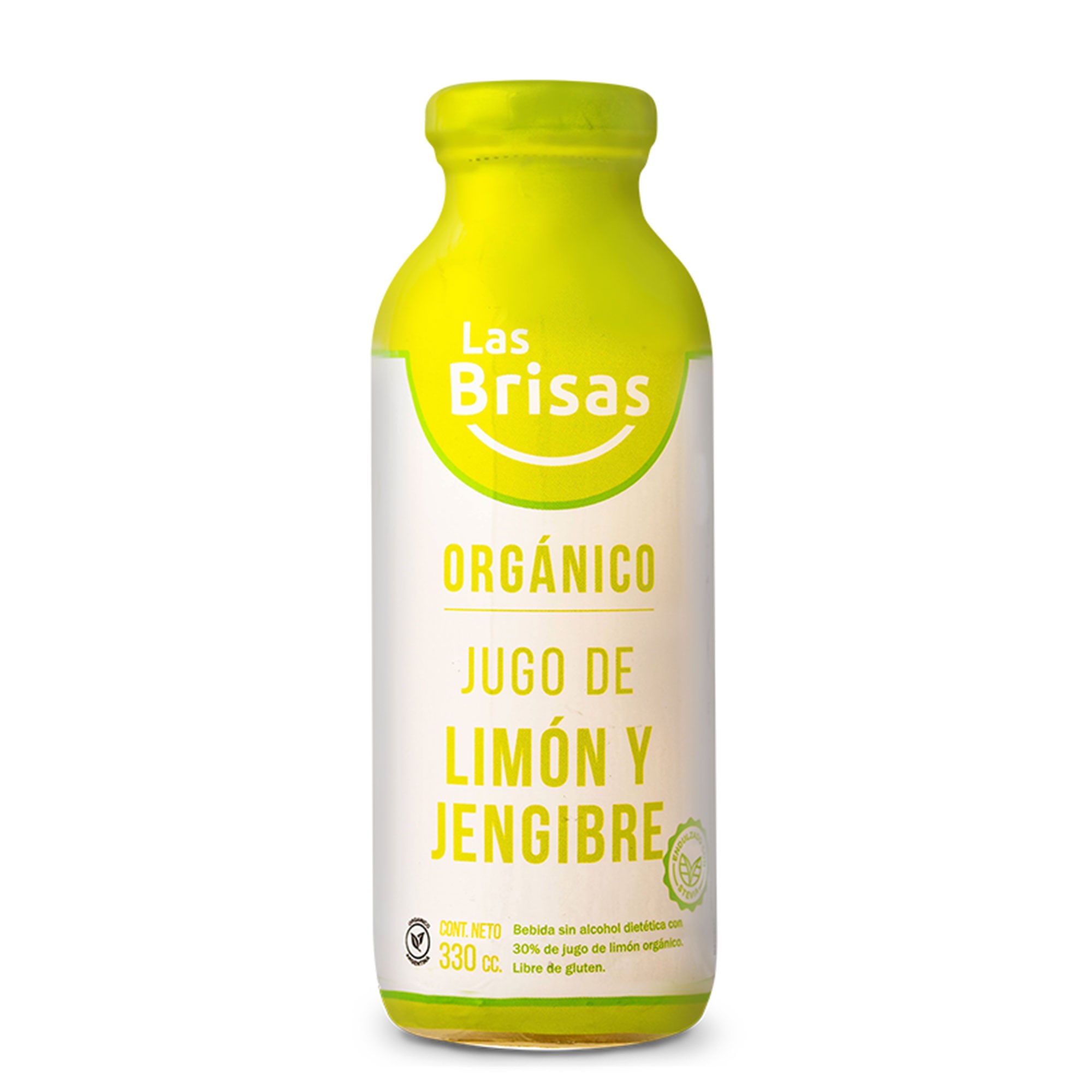 LAS BRISAS JUGO LIMON CON JENGIBRE S/A 330 CC