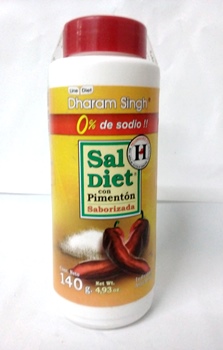 Dharam Singh SAL DIET PIMENTON 0% SODIO 140 grs