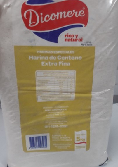 DICOMERE HARINA CENTENO 5 KG