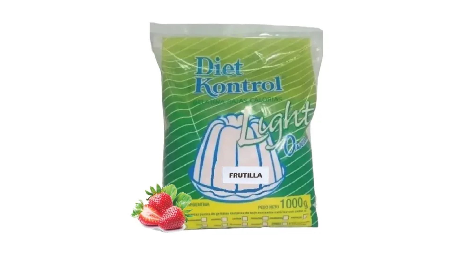 DIET KONTROL GELATINA FRUTILLA 1 KG
