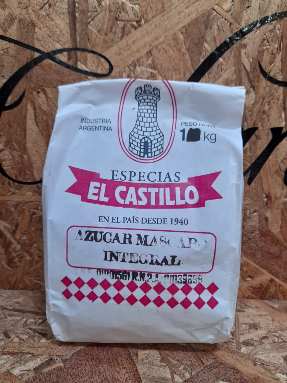EL CASTILLO AZUCAR MASCABO 1 KG