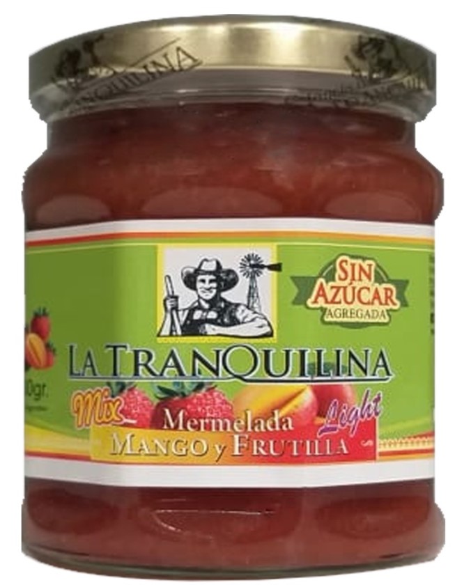 LA TRANQUILINA MERM FRUTILLA Y MANGO LIGHT 330 GRS