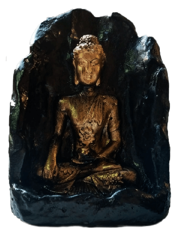 LLAMA SAGRADA CASCADA DE HUMO BUDA SABIO