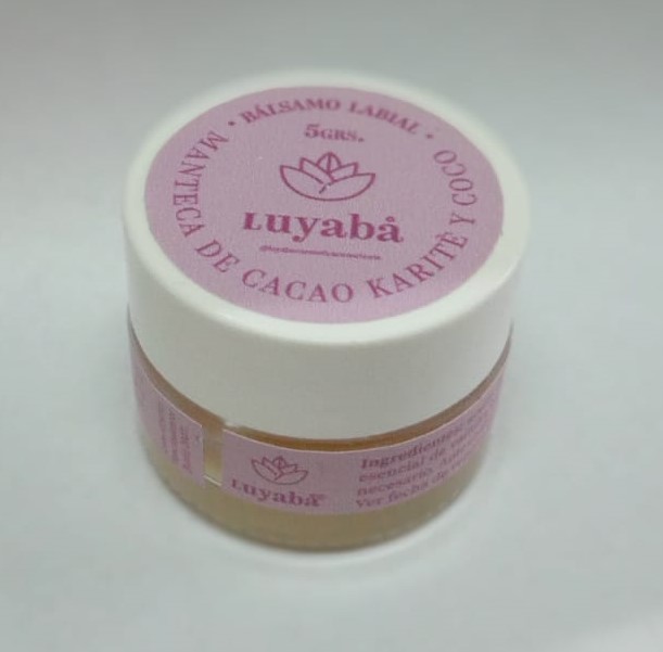 LUYABA BALSAMO LABIAL MANTECA DE CACAO Y COCO 5 GRS