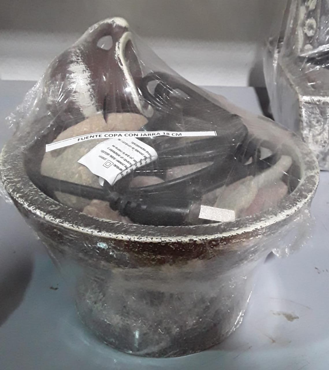 LUZ DEL HIMALAYA FUENTE COPA CON JARRA 18 CM