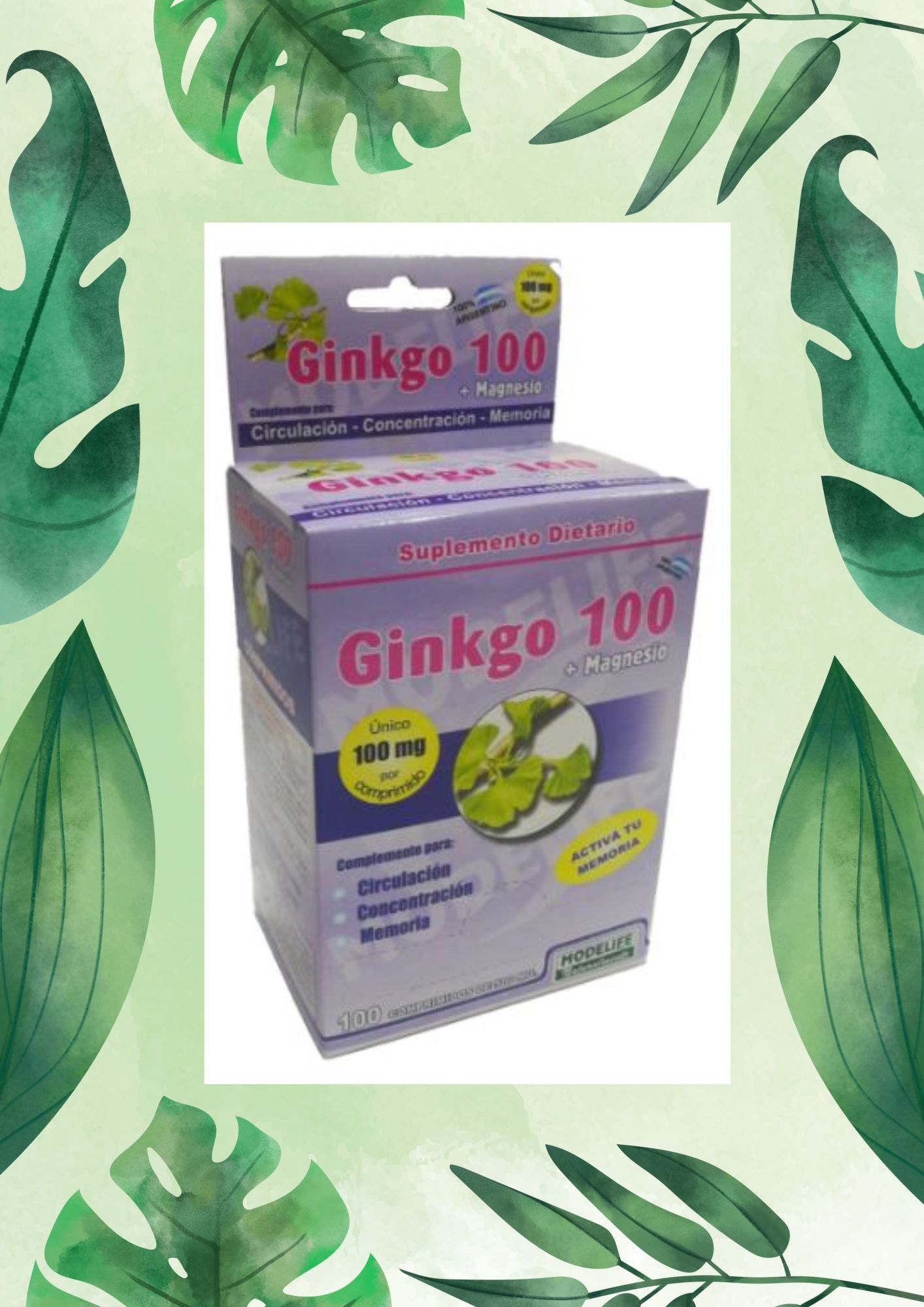 Modelife GINKGO BILOBA 100 blist