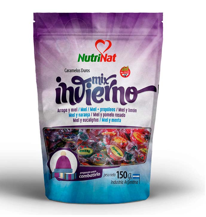 NUTRINAT CARAMELOS MIEL 25 X 50 GRS