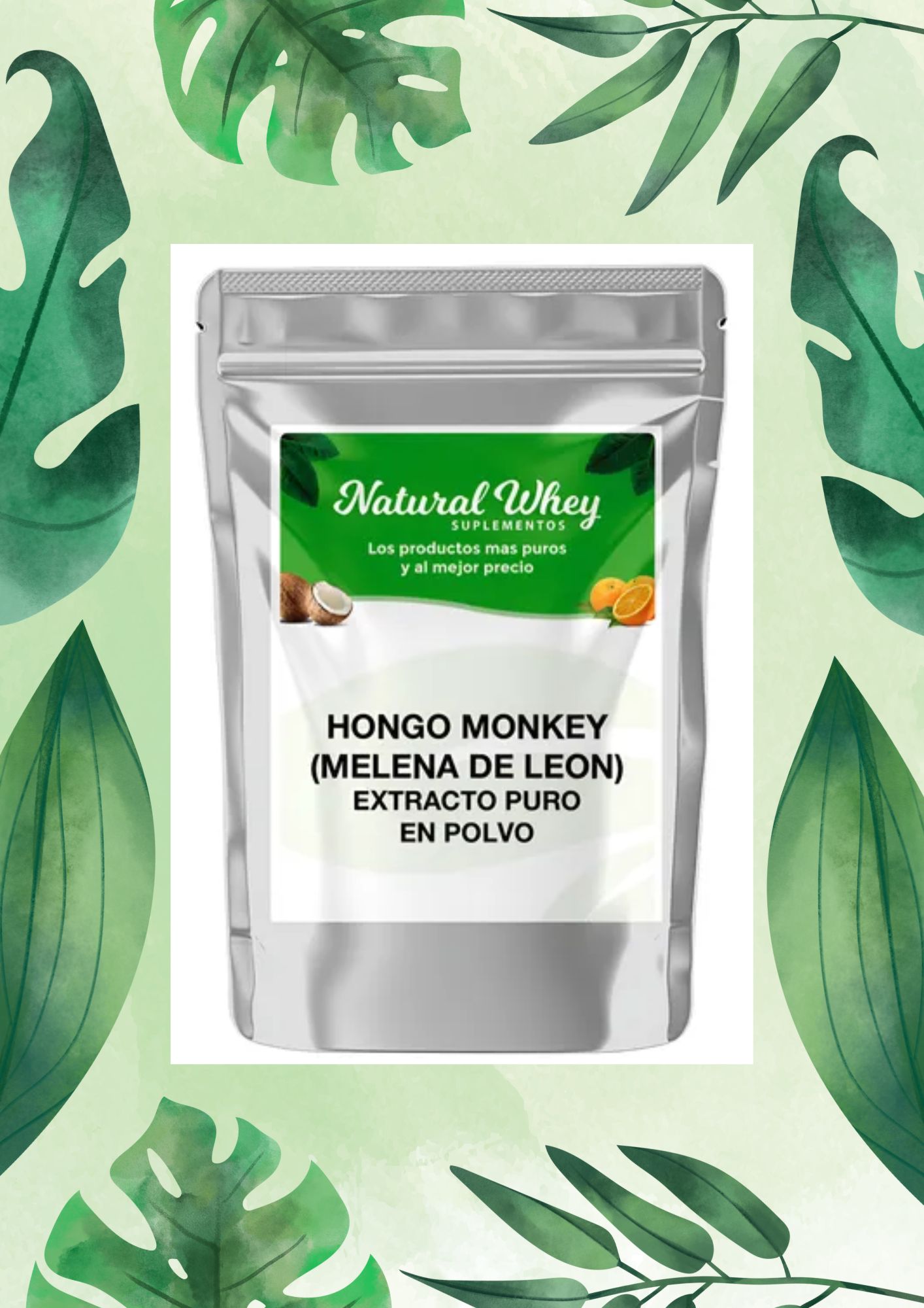 NATURAL WHEY MELENA DE LEON EN POLVO 20 GRS