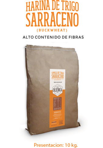 Olienka HARINA DE TRIGO SARRACENO Fuente De Fibra 10 kg