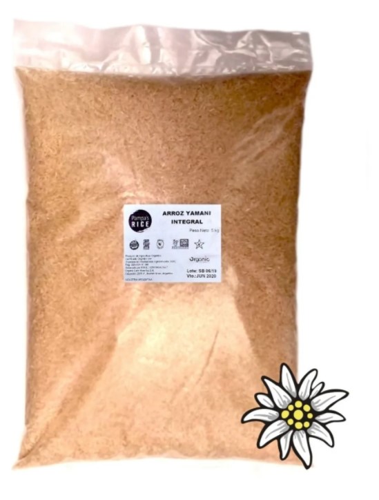 PAMPAS RICE ARROZ YAMANI INTEGRAL 5 KG
