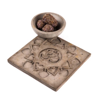 SAGRADA MADRE SAHUMADOR MOSAICO + CUENCO