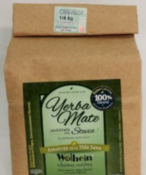Wolhein YERBA CON STEVIA Papel 500 grs