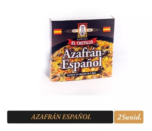 EL CASTILLO AZAFRAN ESPAñOL 25X2GRS