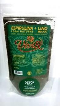 KIT VIVIR DETOX ESPIRULINA + ORTIGA PROTEINA 80 % 230 GRS