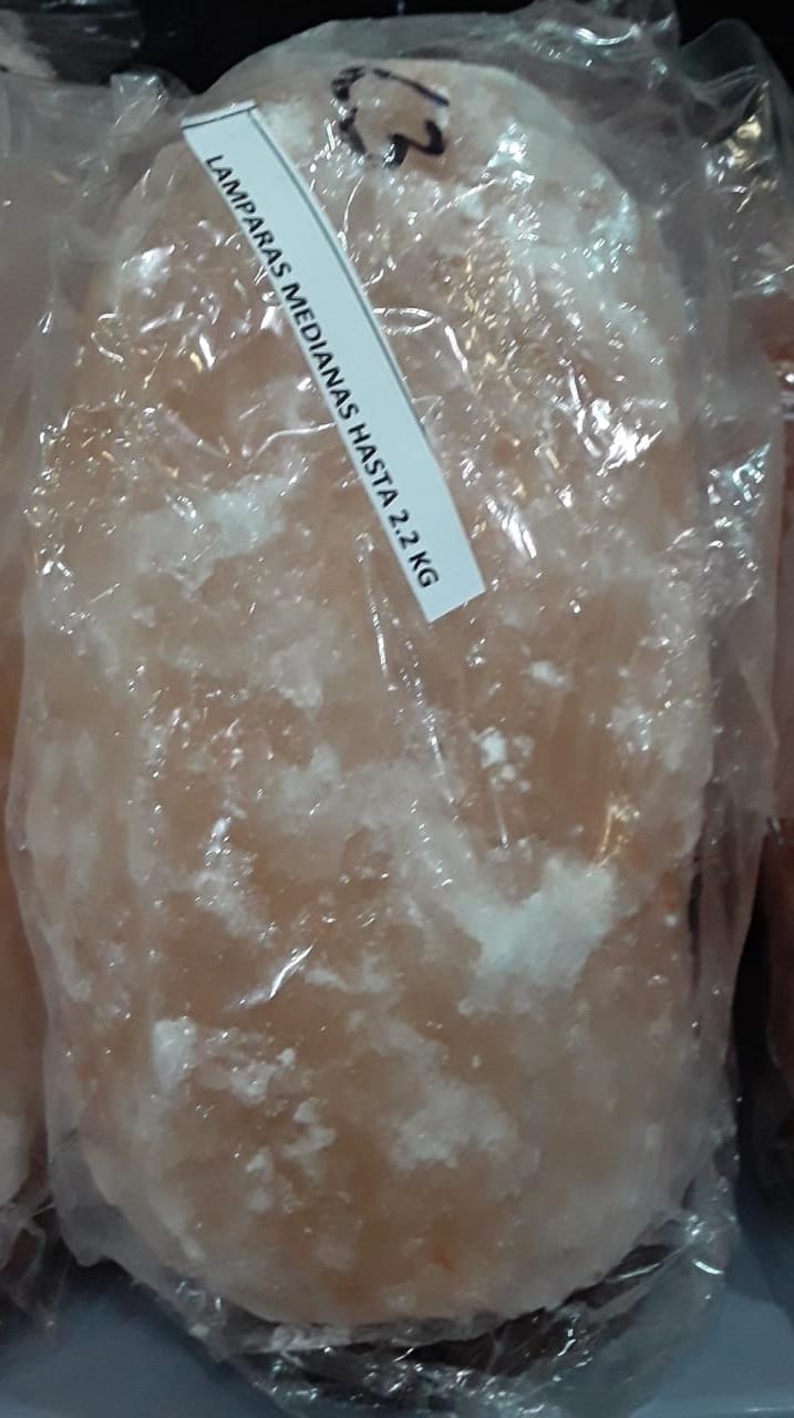 LUZ DEL HIMALAYA LAMPARAS MEDIANA 2.2 KG ORANGE